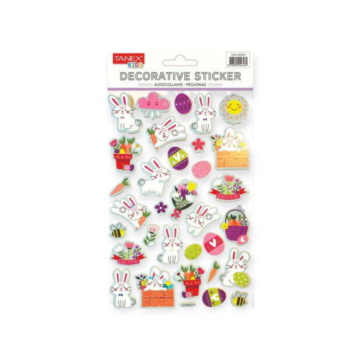 Picture of TANEX KIDS DECORATIVE EASTER BUNNY STICKERS